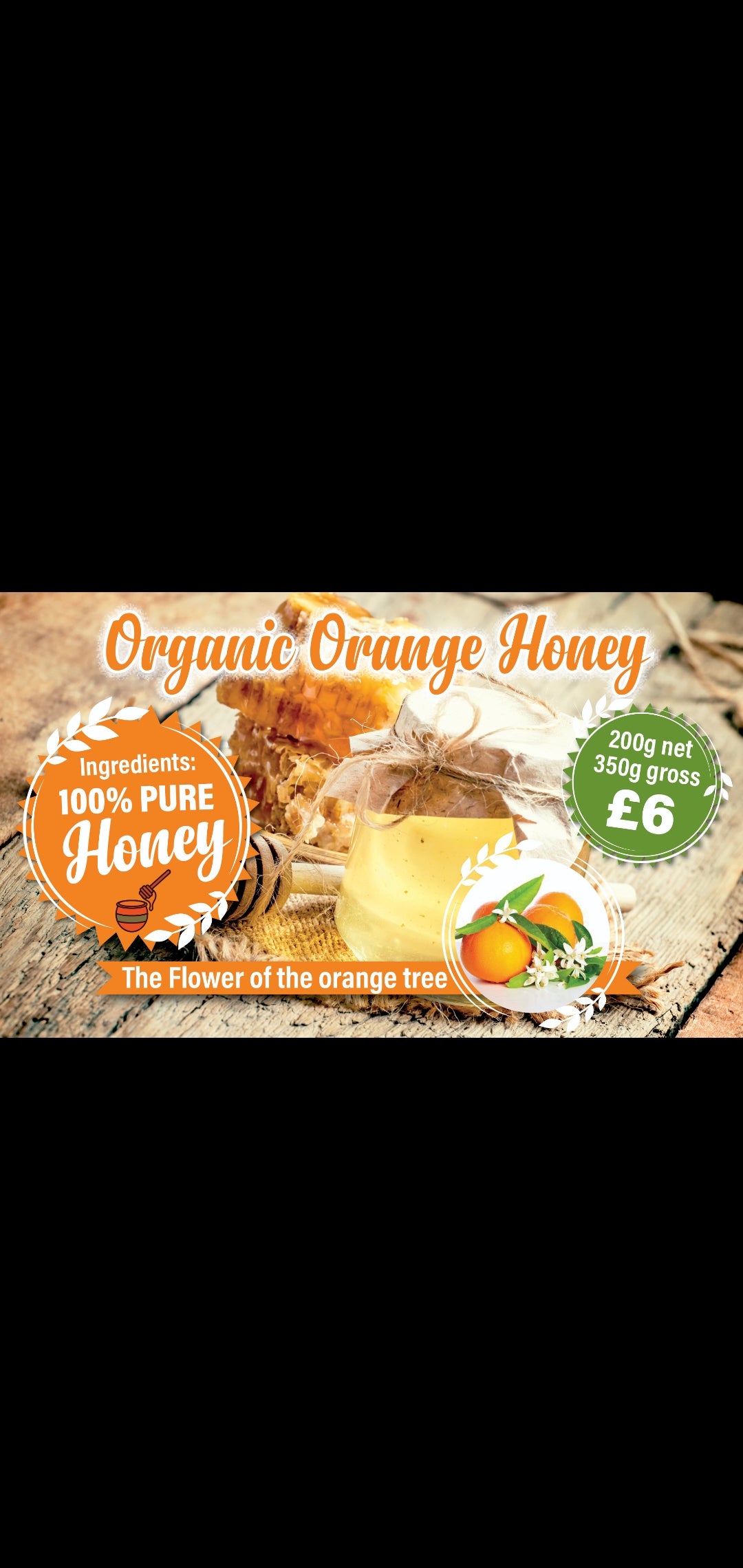 Organic Orange Moroccan Honey