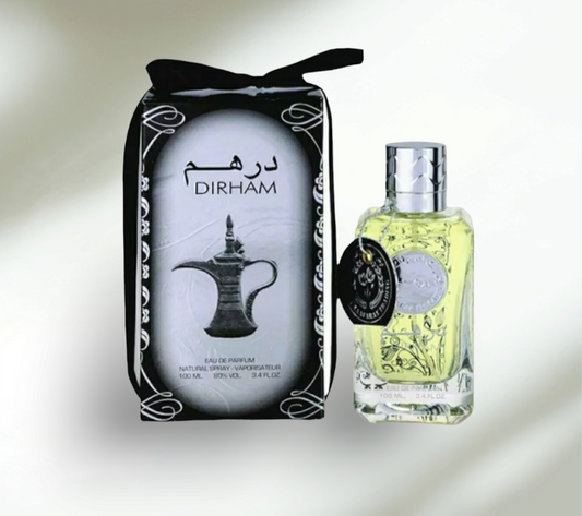Arabian Perfume for Men • DIRHAM • 100ml • Free Gift 3ml Perfume Oil included •