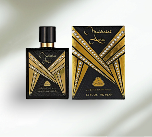 Arabian Perfume for Men • MUKHALAT  AZIM • 100ml • Free Gift 3ml Perfume Oil included •