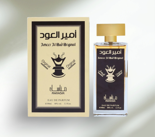 Arabian Perfume for Men • AMEER AL OUD • 100ml • Free Gift 3ml Perfume Oil included •