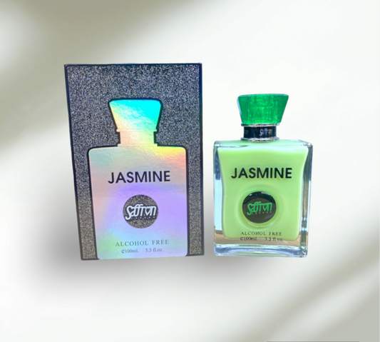 Arabian Perfume for Men • JASMINE • Alcohol Free • 100ml • Free Gift 3ml Perfume Oil included •