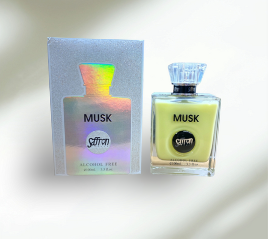 Arabian Perfume for Men • MUSK • Alcohol Free • 100ml • Free Gift 3ml Perfume Oil included •