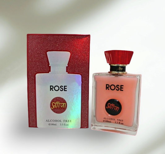 Arabian Perfume for Men • ROSE • Alcohol Free • 100ml • Free Gift 3ml Perfume Oil included •