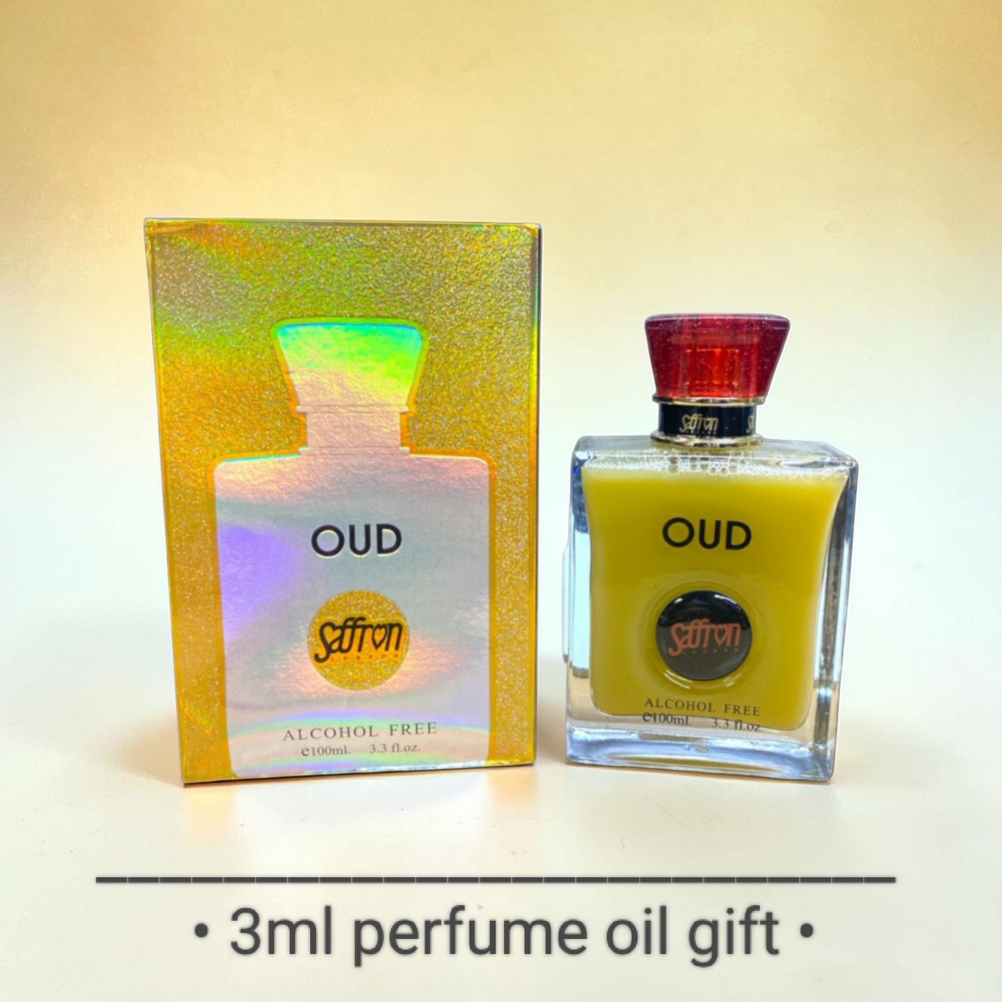 Arabian perfume for men • OUD • alcohol free • 100ml • free gift 3ml perfume oil included •