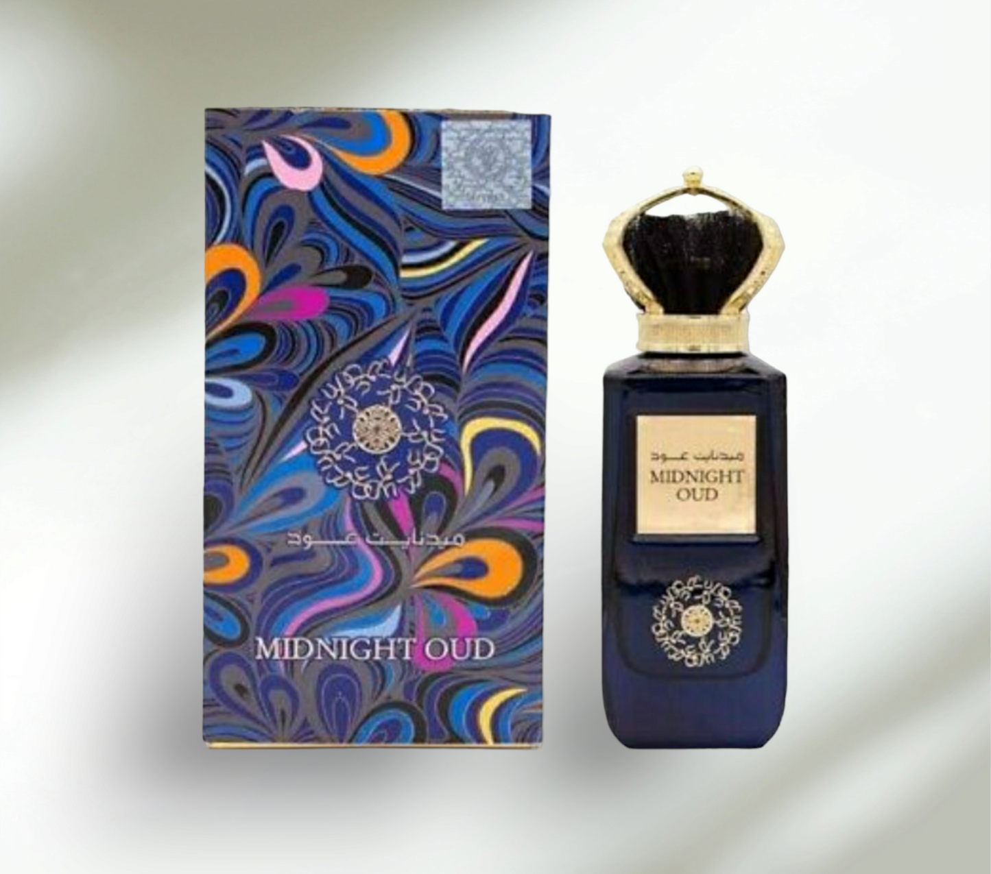 Arabian Perfume for Men • MIDNIGHT OUD • 100ml • Free Gift 3ml Perfume Oil included •