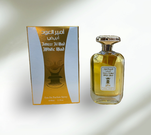 Arabian Perfume for Men • WHITE OUD • 100ml • Free Gift 3ml Perfume Oil included •