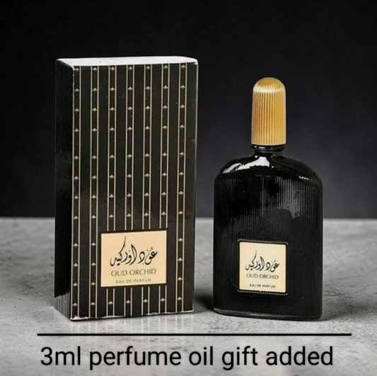 Arabian perfume for men • OUD ORCHID • 100ml • free gift 3ml perfume oil included •